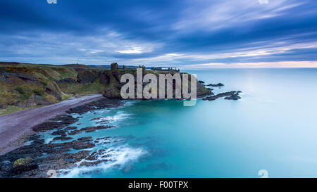 Castello di Dunnottar, Aberdeenshire, Scotland, Regno Unito, Europa. Foto Stock