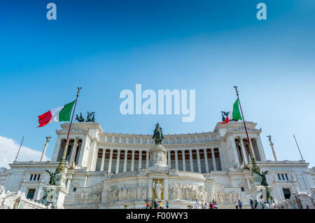 Le fasi principali per l'Altare della Patria o del Monumento Nazionale a Vittorio Emanuele II. Roma, Italia. Foto Stock