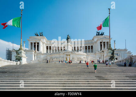 Le fasi principali per l'Altare della Patria o del Monumento Nazionale a Vittorio Emanuele II. Roma, Italia. Foto Stock