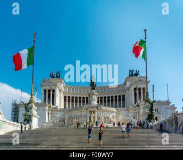Altare della Patria o del Monumento Nazionale a Vittorio Emanuele II. Roma, Italia. Foto Stock