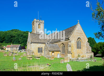 La chiesa di Saint Catherine, nel villaggio di Montacute, Somerset, Inghilterra, Regno Unito Foto Stock