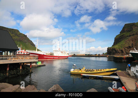 Heimaey, Isole Westman, Islanda. Foto Stock