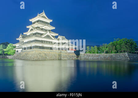 Il Castello Matsumoto nella città di Matsumoto,Nagono, Giappone Foto Stock