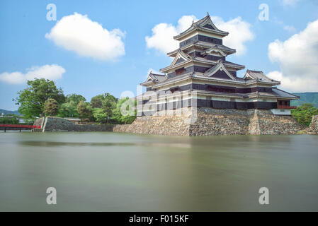 Il Castello Matsumoto nella città di Matsumoto,Nagono, Giappone Foto Stock