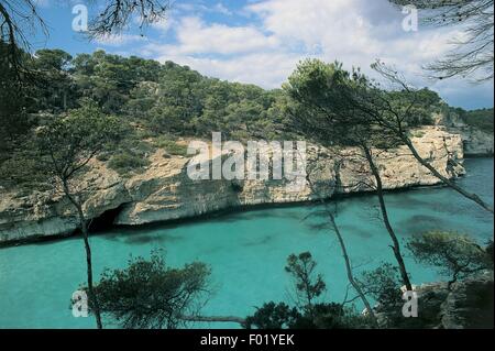 Spagna - Isole Baleari - Maiorca - Cala S'Amonia. Bay Foto Stock