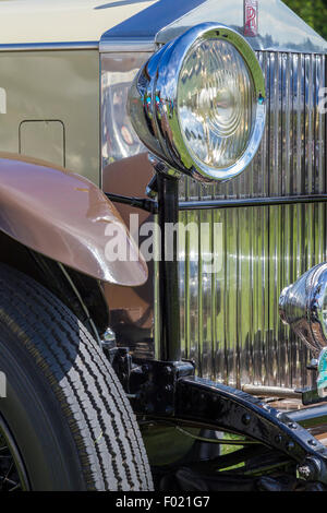 Rolls Royce, 20/25 Tourer, 1932 color crema e marrone e. Foto Stock