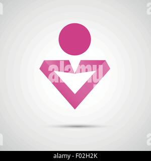 Icone vettoriali dell'uomo Creative Design semplice Illustrazione Vettoriale