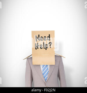 Immagine composita di imprenditore anonimo Foto Stock