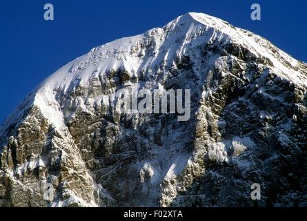 La parte nord dell'Eiger (3970 metri), Grindelwald, cantone di Berna, Svizzera. Foto Stock