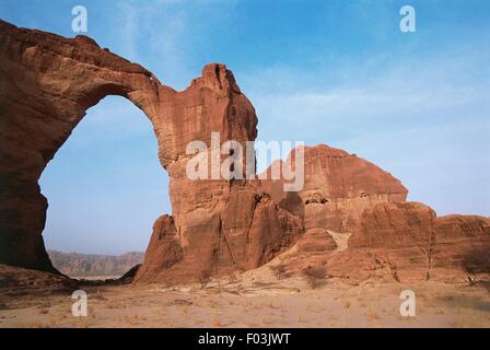 Ciad - Ennedi massiccio, Aloba Arch. Foto Stock