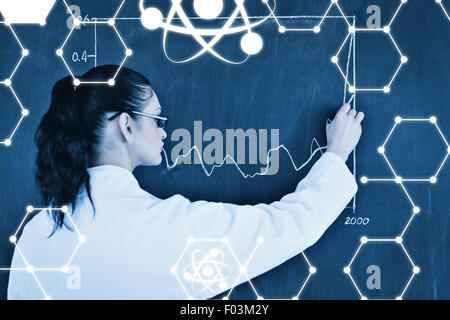 Immagine composita della scienza graphic Foto Stock