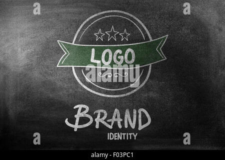 Immagine composita della brand identity doodle Foto Stock