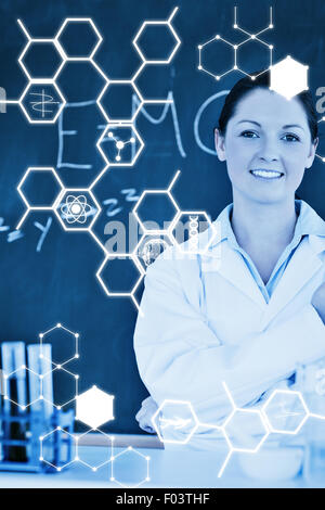 Immagine composita della scienza graphic Foto Stock