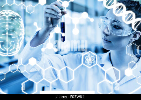 Immagine composita della scienza graphic Foto Stock