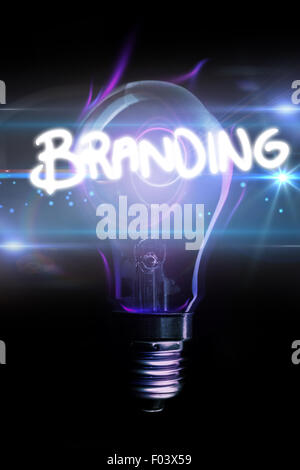 Immagine composita del branding Foto Stock