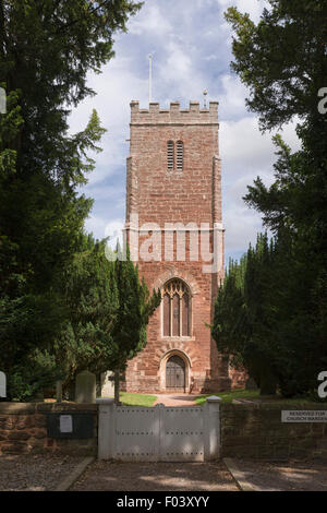 San Clemente chiesa Powderham Devon England Regno Unito Foto Stock