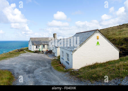 Tintagel Ostello della Gioventù sulla costa sud ovest percorso, Tintagel Cornwall Regno Unito Foto Stock