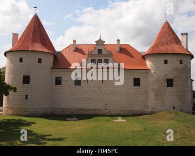 Castello di Bauska (Repubblica di Lettonia) Foto Stock