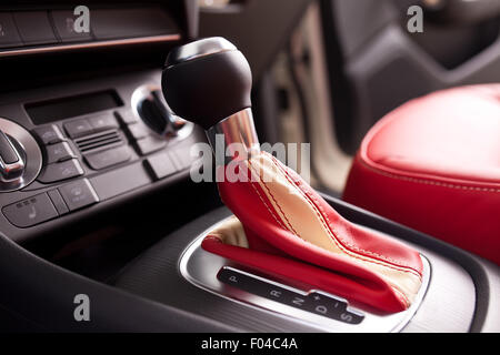 Auto moderna interno, close up foto Foto Stock