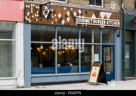 Gourmet Burger Kitchen a Bromley, a sud di Londra. Foto Stock