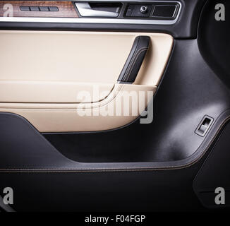 Auto moderna interno, close up foto Foto Stock