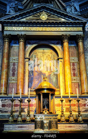 Chiesa del Gesu in Roma Foto Stock
