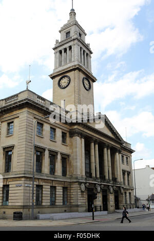 La Guildhall a Hull in Inghilterra. Il palazzo è sede municipale di Kingston-upon-Hull City consiglio. Foto Stock