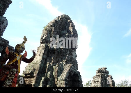 Angkor Wat tempio complesso , Siem Reap , Cambogia Foto Stock