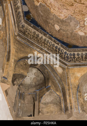 Squinch, Davazadeh Imam mausoleo, Yazd, Iran Foto Stock