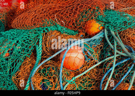 Le reti da pesca, Blyth Foto Stock