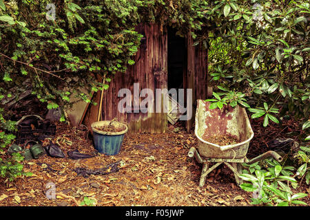 Giardiniere il granaio di casa Cotebrook,, Lymm Cheshire Foto Stock