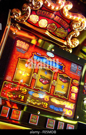 Macchine di scanalatura / Uno banditi armati di arcade Foto Stock