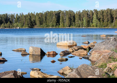 E Långvind Långvinds Mulino è una piccola comunità di Hudiksvall e Enångers congregazione in Svezia. Foto Stock