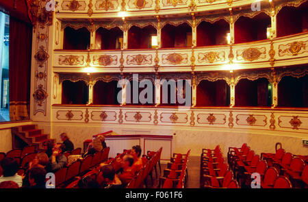 Italia, Emilia Romagna, Busseto, Teatro Giuseppe Verdi Foto Stock