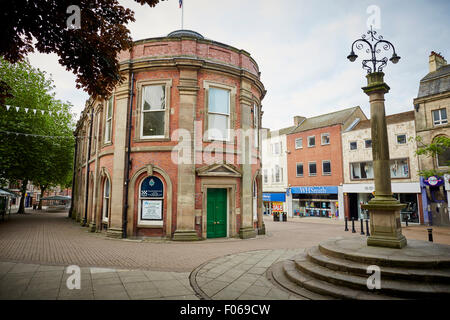 Bella architettura storica di Guildhall edificio Newcastle-undr-Lyne Staffordshire Foto Stock