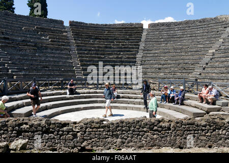 Teatro Piccolo di Pompei Foto Stock