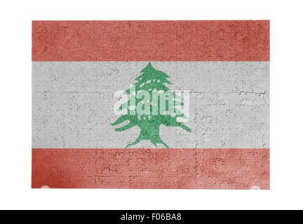 Grande puzzle di 1000 pezzi - bandiera - Libano Foto Stock
