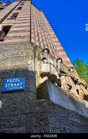 Archivio Comunale di Amsterdam in una vecchia città come Amsterdam, l'archivio comunale sono enormi. Foto Stock