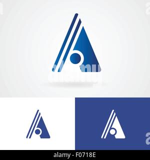 Lettera di un design illustrazione vettoriale Illustrazione Vettoriale