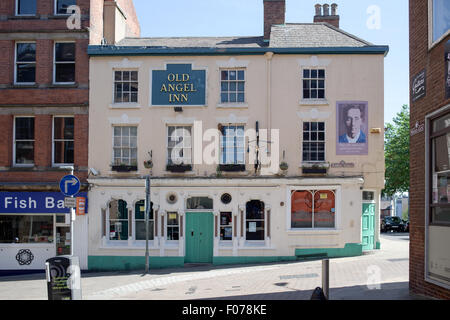 Il vecchio Angelo Casa Pubblica Lace Market Nottingham Foto Stock