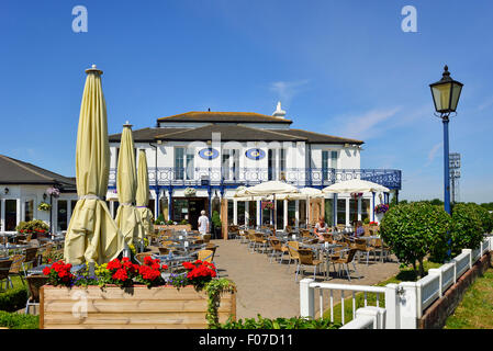 Lo sfregamento House pub, Langley Vale Road, Epsom Downs, Epsom Surrey, Inghilterra, Regno Unito Foto Stock