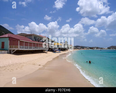 Grand Case, St Martin, dei Caraibi Foto Stock