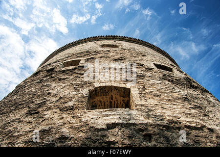 Torre in old Tallinn Foto Stock