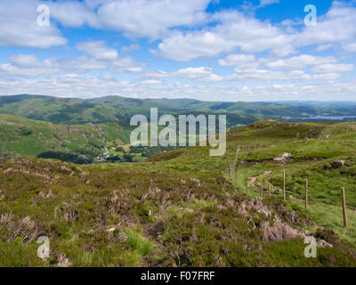 Cappella Stile da Lingmoor cadde, Lake District, Cumbria Foto Stock