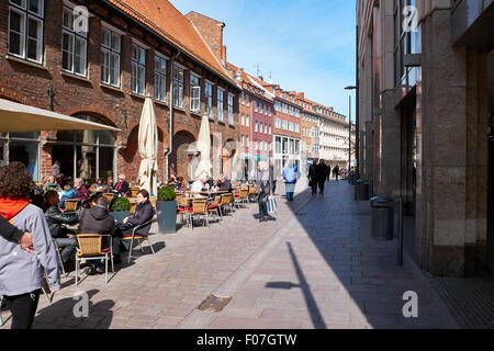 Lubecca, Germania - Aprile 5, 2015: parte vecchia di Lubecca, è la seconda città più grande in Schleswig-Holstein, Germania settentrionale. Foto Stock