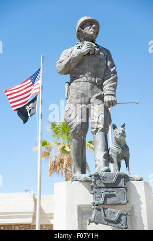 Il Generale Patton Museum, Chiriaco Summit, CALIFORNIA, STATI UNITI D'AMERICA Foto Stock