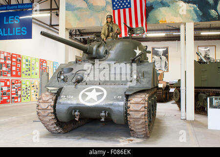 American Sherman serbatoio dalla II guerra mondiale Foto Stock