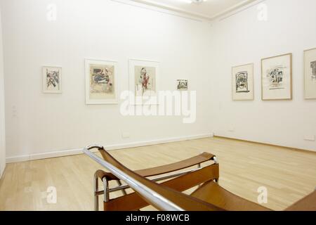 Arte moderna di Anja Rumig Gallery, Stoccarda, Germania Foto Stock