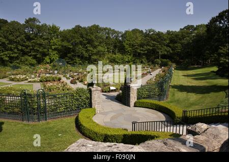 Vista di New York il giardino botanico di New York, Stati Uniti d'America Foto Stock