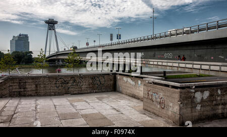 Ponte Novi più a Bratislava, Repubblica Slovacca Foto Stock